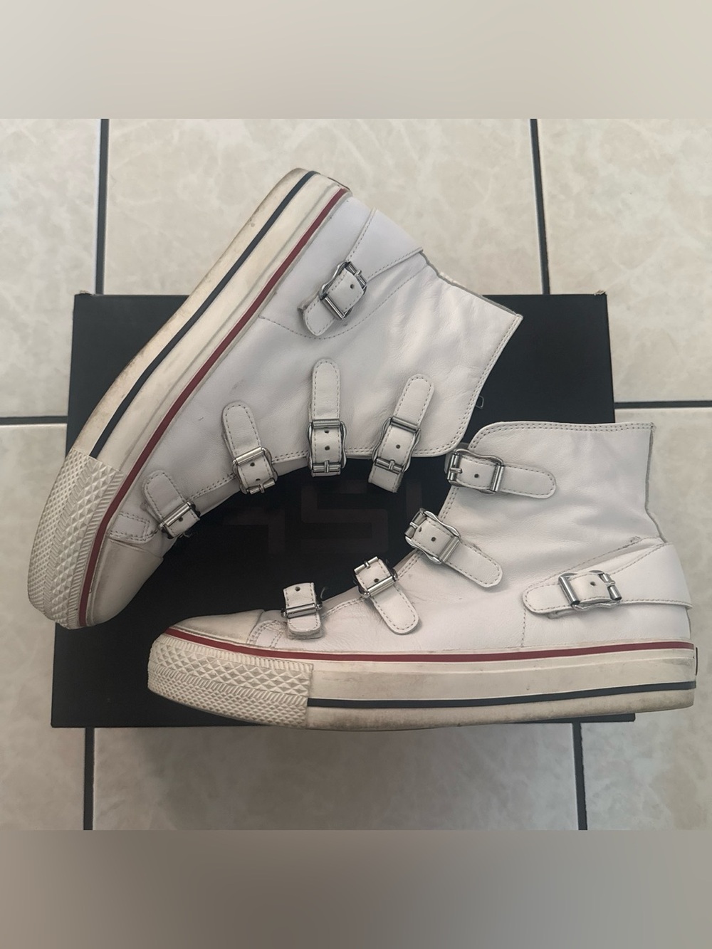ASH leather hightops